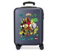 Joumma Marvel Spidey Dino-Webs Cabin Suitcase Blue 38x55x20cm Rigid 2kg Combination Lock Side ABS 2kg 35L Hand Luggage