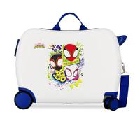 Joumma marvel Team Spidey Children's Suitcase White 50 x 38 x 20 cm Rigid 1.8 kg Combination Lock Side ABS 1.8 kg 38L Hand Luggage, White, One Size, Children's Suitcase