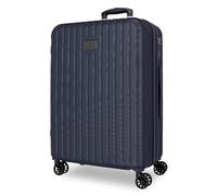 Joumma Movom Timber Medium Suitcase Marine 48x68x27cm Hard ABS Combination Lock Integrated 72L 3.8kg 4 Double Wheels