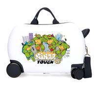 Joumma Nickelodeon Ninja Attack Children's Suitcase White 45 x 31 x 20 cm Rigid 1.8 kg Combination Lock Side ABS 1.8 kg 27.9L Hand Luggage, White, One Size, Children's Suitcase
