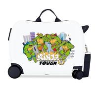 Joumma Nickelodeon Ninja Attack Children's Suitcase White 50 x 38 x 20 cm Rigid 1.8 kg Combination Lock Side ABS 1.8 kg 38L Hand Luggage, White, One Size, Children's Suitcase