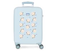 Joumma Roll Road Baby Pets Cabin Suitcase Blue 38 x 55 x 20 cm Rigid 2 kg Combination Lock Side ABS 2 kg 34L Hand Luggage