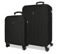 Roll Road Roll Road Formentera Luggage Set, One Size, Black/White, Talla única, Suitcase Set