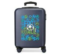 Joumma Roll Road GOL Cabin Suitcase Blue 38 x 55 x 20 cm Rigid 2 kg Combination Lock Side ABS 2 kg 35L Hand Luggage, Blue, One Size, Cabin Suitcase
