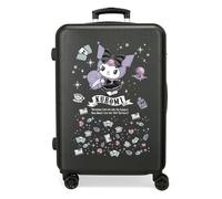 Joumma Sanrio Kuromi Fortune Telling Medium Suitcase Black 46x65x23 cm Rigid 3 kg Combination Lock Side ABS 3 kg 56L