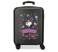 Joumma Sanrio Kuromi Retro Pop Cabin Suitcase Black 38x55x20 cm Rigid 2 kgs Side Combination Lock ABS 2 kgs 35L Hand Luggage