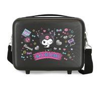 Joumma Sanrio Kuromi Retro Pop Nececer Adaptable Black 29x21x15cm Rigid ABS 9.1L 0.8kg