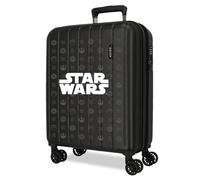 Joumma Star Wars Black Cabin Suitcase Black 40 x 55 x 20 cm Rigid 2.8 kg TSA Closure Integrated ABS 2.8 kg 37L Extendable Hand Luggage