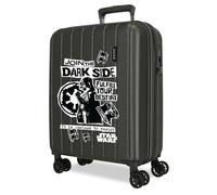Joumma Star Wars Darth Vader Cabin Suitcase Anthracite, 40 x 55 x 20 cm, Rigid 2.8 kg, ABS Integrated TSA Lock 2.8 kg, 37 L, Extendable Cabin Luggage
