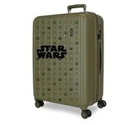 Joumma Star Wars Green Medium Suitcase Green 48 x 65 x 27 cm Rigid 3.5 kg TSA Closure Integrated ABS 3.5 kg 72L Extendable