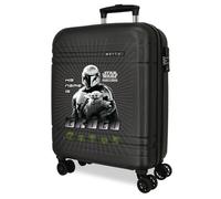 Joumma Star Wars His Name is Grogu Cabin Suitcase Black 40x55x20cm Hard ABS Closure TSA 37L 2.8 kg 4 Double Wheels