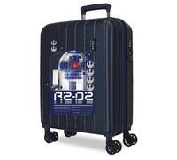 Joumma Star Wars R2D2 Cabin Suitcase Blue 40 x 55 x 20 cm Rigid 2.8 kg TSA Closure Integrated ABS 2.8 kg 37L Extendable Hand Luggage