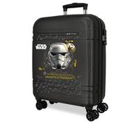 Joumma Star Wars Storm Trooper Cabin Suitcase Black 40x55x20 cm Rigid ABS Closure TSA 37L 2.8kg 4 Double Wheels