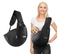 JourCraf Dog and Cat Sling Carrier, Hands Free Pet Carriers Bag, Padded Adjustable Pet Soft Carrier with Adjustable Shoulder Strap, Travel Safety Harness Machine Washable for Small Cats Dogs Outdoor