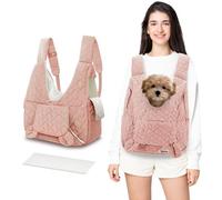 JourCraf Pet Carrier Backpack, Adjustable Pet Front Cat Dog Carrier Backpack Travel Bag for Small Medium Dogs Cats and Rabbits, Safety Strap with Removable Bottom Plate for Camping Hiking Traveling