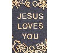 Journal: 160 Blank Pages with bible verse on every page.