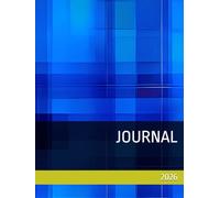 Journal 2016, Notebook, Blue Hardcover: 8.25" × 11.00", 192 Yellow Pages, 96 Sheets, 60.81 lb Text, diamond-shaped, 0.197 in × 0.354 in (5 x 9 mm)