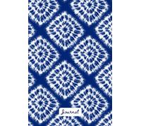 Journal: 5mm Narrow Lined Notebook | Japanese Shibori Tie Dye Gift | White 120 pages (60 sheets) | 6 x 9 inches | Soft Cover