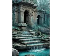 Journal: 6x9 Water Temple Paperback Notebook with 368 Lined Pages to Record Your Daily Thoughts and Experiences