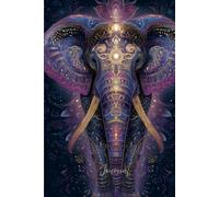 Journal: A Sacred Space for Peaceful Reflection & Creative Flow: A Magical Notebook Featuring a Patterned Elephant Design with Glittering and Glowing ... Creative Writing, and Daily Reflection