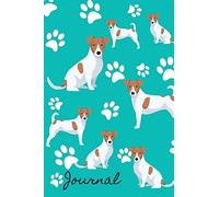Journal: Anxiety Journal and Coloring Book 6x9 90 Pages Positive Affirmations Mandala Coloring Book Jack Russell Terrier Dog