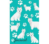 Journal: Anxiety Journal and Coloring Book 6x9 90 Pages Positive Affirmations Mandala Coloring Book West Highland White Terrier
