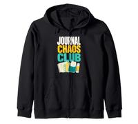 Journal Chaos Club Scrapbook Crafty Zip Hoodie