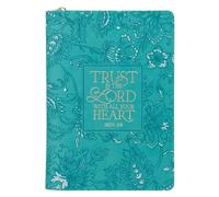 Journal Classic Zip Teal Trust in the Lord Prov. 3:5