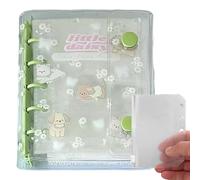 Journal Cover, M5 Clear PVC Notebook Case for Stationery Organization and School Use, Waterproof Protective Sleeve with Closure Function, Planner Binder Cover for Teen Girls Boys