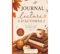 JOURNAL DE LECTURE D'AUTOMNE: Votre compagnon lecture pour une saison cosy