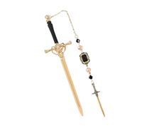 Journal Decorative Alloy Reading Accessory with Gothic Pendant Theme for Novels, Books, Portable Carry, Fantasy Inspired Accent Gothic Fantasy Metal Page Holder Alloy Reading Charm