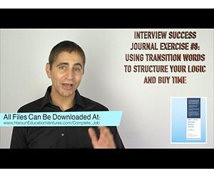 Journal Exercise #8: Using Transition Words to Structure Your Logic and Buy Time