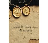 Journal for Clarity, Focus, and Abundance With Cover of Mixed Media Collage Tarot 10 of Coins: For Your Manifestation Practice | Blank 100 Pages Wide 10mm Ruled