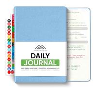 Journal For Men & Women - Gratitude Journal, Mental Health & Self Care Journal For Women & Men - A5 - Blue - Productivity Store