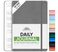 Journal For Men & Women - Gratitude Journal, Self Care & Mental Health Journal For Women & Men - A5 - Grey - Productivity Store