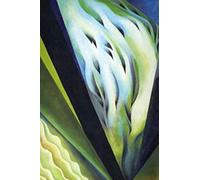 Journal: Georgia O'Keefe Music in Green and Blue: Simple Lined Page Journal