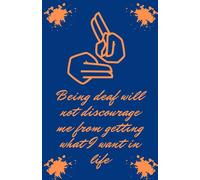 journal: gifts for deaf people- child, man and adolescent deaf gift