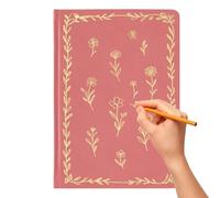 Journal Notebook - A5 Hardcover, 1 Piece Planning Log For Daily Writing, Dotted Paper Stationery With Bound Spine, Office Supply, Tracking Pad For College Lectures, Business Meetings And Study