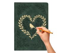 Journal Notebook - A5 Hardcover, 1 Piece Planning Log For Daily Writing, Dotted Paper Stationery With Bound Spine, Office Supply, Tracking Pad For College Lectures, Business Meetings And Study