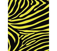 Journal Notebook Funky Wild Animal Print Zebra 9: 172 Page Blank Journal 8 x 10 Size, Unlined For Journaling, Writing, Planning or Doodling.: Volume 74 (More Artsy Plain Journals)