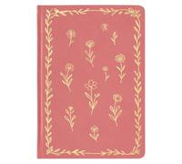 Journal Notebook, Hardcover A5 Planning Papers, Dotted Journal, Floral And Leaf Theme Design, For Writing List Note, Taking Travel School College Work Study Business Meeting Women Student