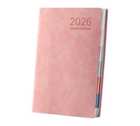 Journal Notebook - Work Notebook | 2025 Day Agenda Task Organizer | A5 Hardcover Daily Full 12-Month Notes Journal Stationery For Fitness Travel College School Business Women Teachers Men Students