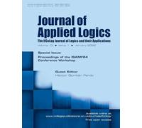 Journal of Applied Logics. The IfCoLog Journal of Logics and their Applications. Volume 13, issue 1, January 2026. Special Issue: Proceedings of the ISAMI'24 Conference Workshop