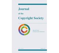 Journal of the Copyright Society, Volume 72(3)