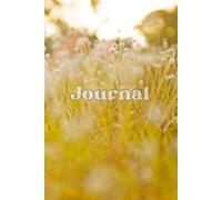 Journal or Notebook with wild flowers