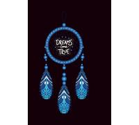 Journal Planner: " Dreams Come True" - Notes, Notebook To Write In, Graph Paper, 110 Pages, 6" x 9" Inches.