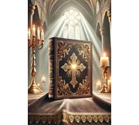 Journal Sacré de Prières et de Grâce: Cahier chrétien de 120 pages parfait pour écrire vos prières, pensées bibliques, moments de gratitude, dialogue ... idéal pour baptême, confirmation ou communion