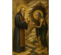 Journal: Saint Mary of Egypt and Saint Zosimas Orthodox Christian Lined Notebook