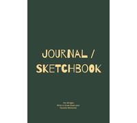 Journal/Sketchbook: Half Lines, Half Sketch - All You 100 Pages, For Writing, Drawing, and Dreaming Freely