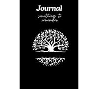 Journal something to remember, black